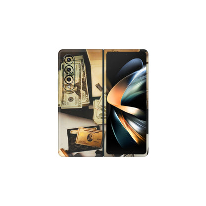 Samsung M/F/Note/Flip and C Phone Skins (All Models) - Luxury Lifestyle - Transparent Finish (T-11) Samsung Galaxy Z Fold 4