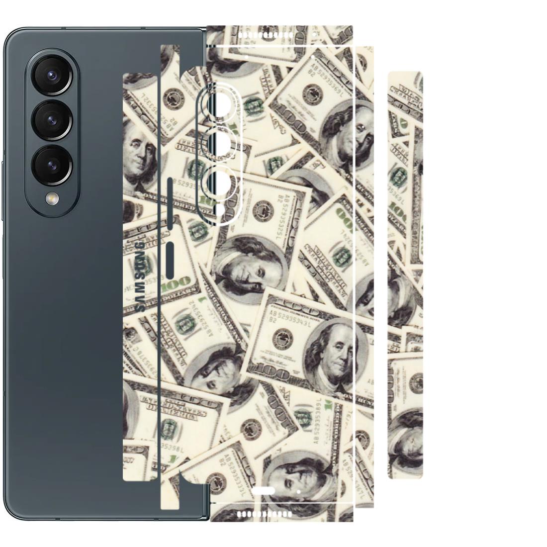 Samsung M/F/Note/Flip and C Phone Skins (All Models) - Dollar Lover - Transparent Finish (T-17) Samsung Galaxy Z Fold 4