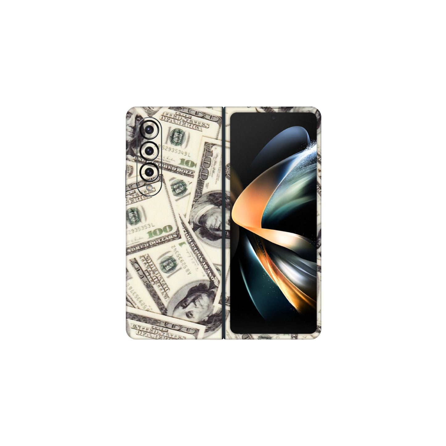 Samsung M/F/Note/Flip and C Phone Skins (All Models) - Dollar Lover - Transparent Finish (T-17) Samsung Galaxy Z Fold 4