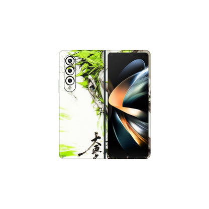 Samsung M/F/Note/Flip and C Phone Skins (All Models) - Roro Taku Anime - Transparent Finish (T-18) Samsung Galaxy Z Fold 4