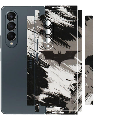 Samsung M/F/Note/Flip and C Phone Skins (All Models) - Batman Fleece DC - Transparent Finish (T-19) Samsung Galaxy Z Fold 4