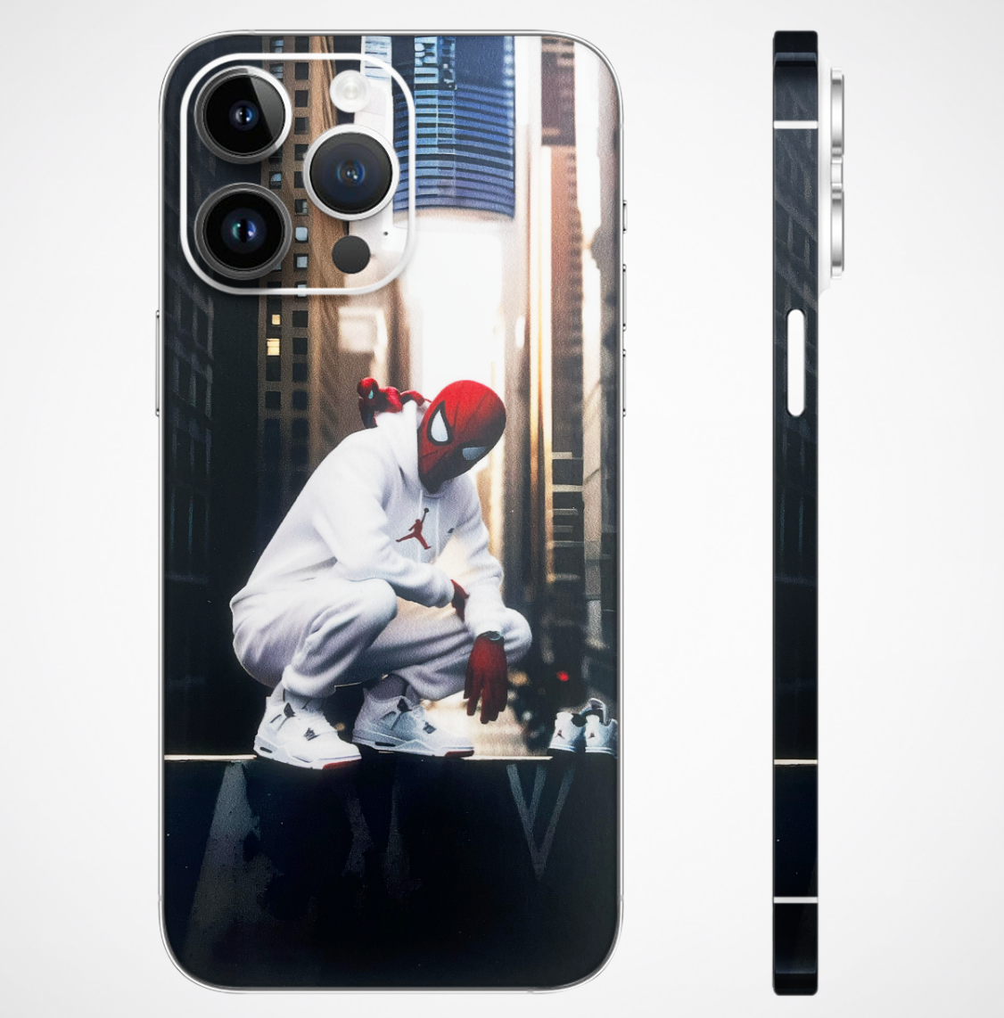 Sportsman Spider Man Matte Finish Phone Skin