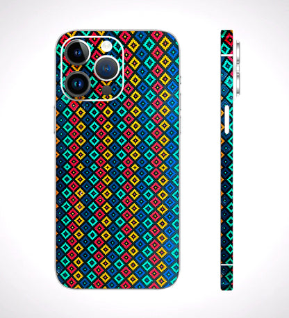 Indian Embroidery Print 3D Textured Phone Skin