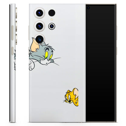 Cute Tom And Jerry 3D Textured Phone Skin