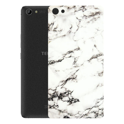Tecno Phone Skins (All Models) - Black and White Marble Texture - 3D Embossed Finish (L-124) Tecno Boom J8