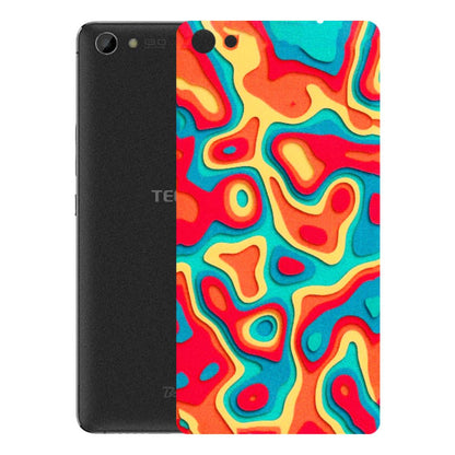 Tecno Phone Skins (All Models) - Abstract Swirl - 3D Embossed Finish (L-150) Tecno Boom J8