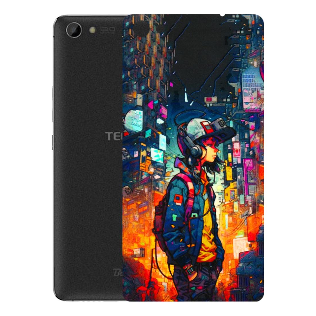 Tecno Phone Skins (All Models) - Street Anime Guy - 3D Embossed Finish (L-158) Tecno Boom J8