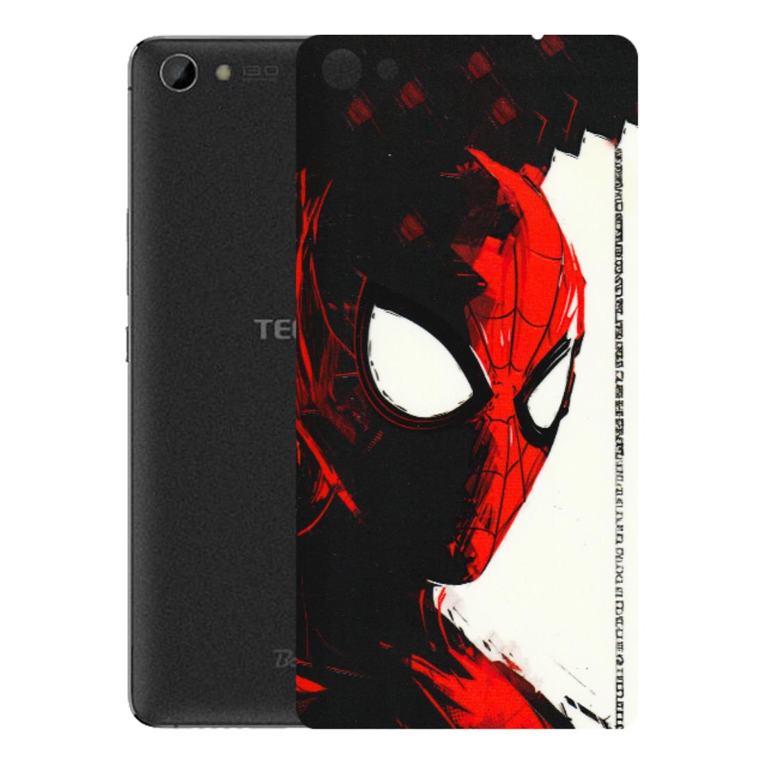 Tecno Phone Skins (All Models) - Spiderman Killer Face - 3D Embossed Finish (L-17) Tecno Boom J8