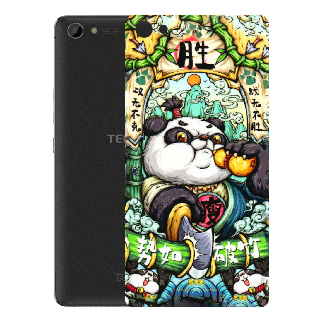 Tecno Phone Skins (All Models) - Royal Rich Panda - 3D Embossed Finish (L-170) Tecno Boom J8