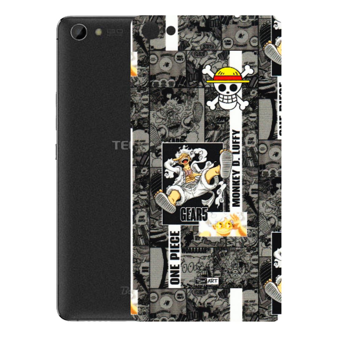 Tecno Phone Skins (All Models) - Cuffy Anime MonkeyCamic - 3D Embossed Finish (L-242) Tecno Boom J8