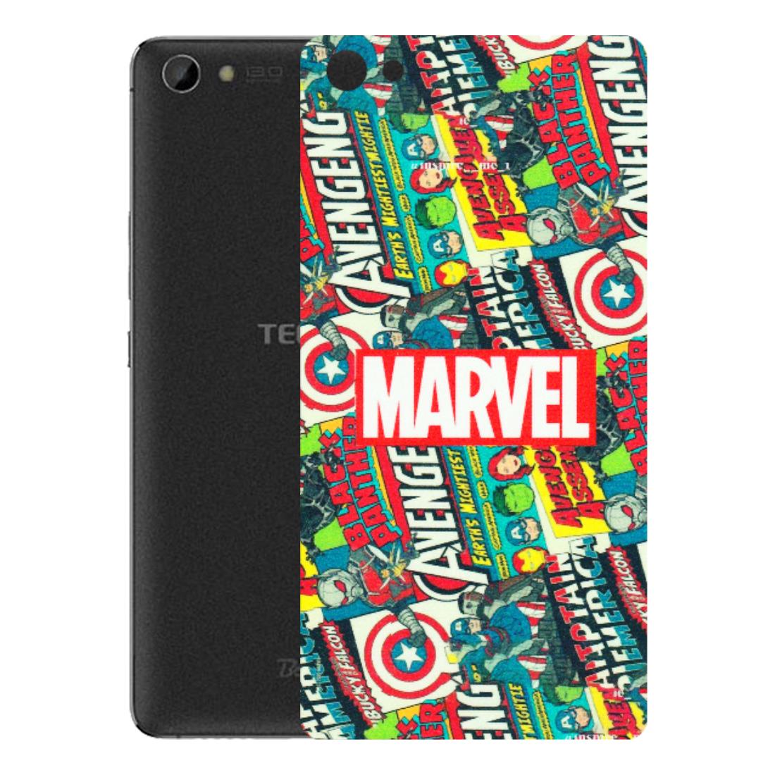 Tecno Phone Skins (All Models) - Marvel Comic Lover - Matte Finish (M-30) Tecno Boom J8