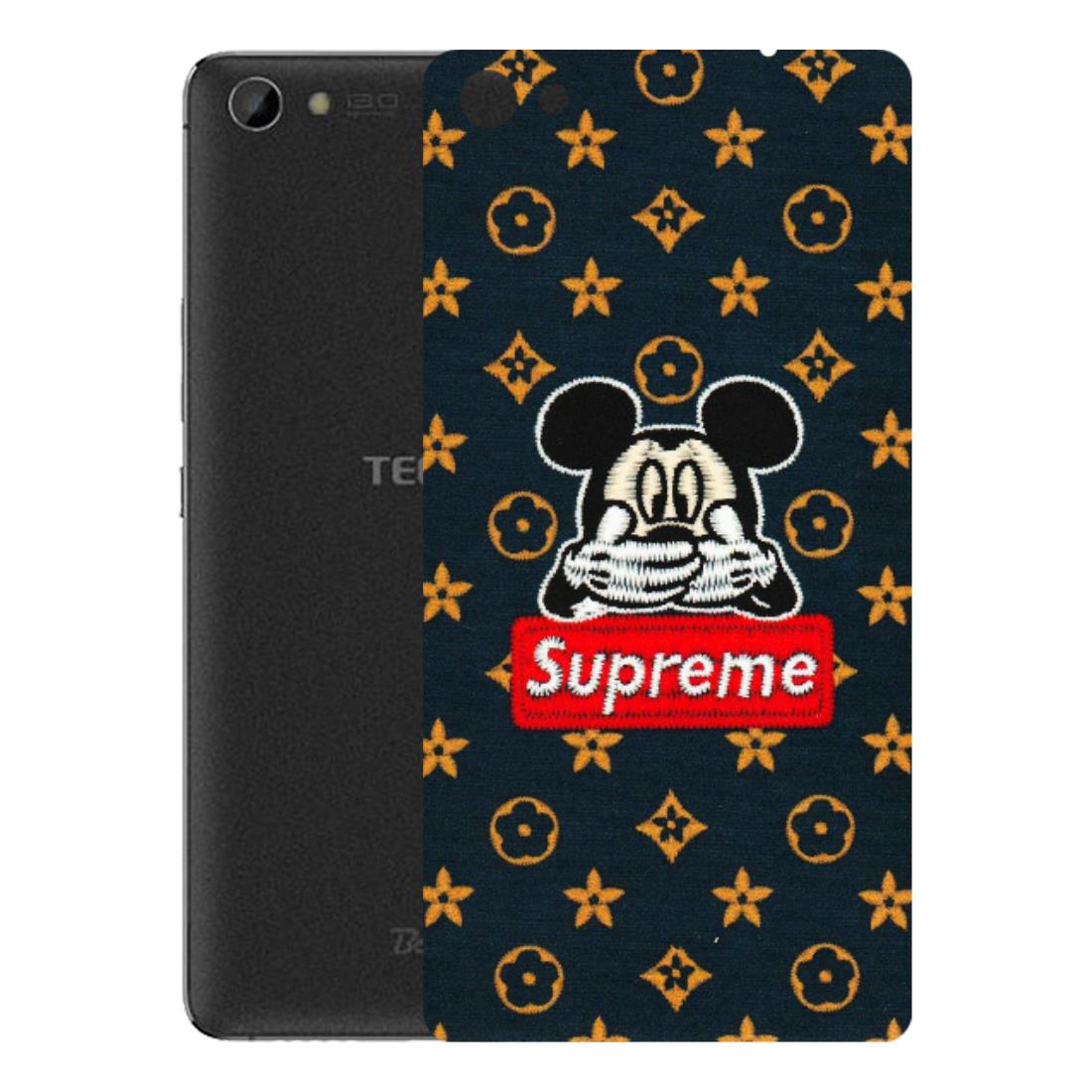 Tecno Phone Skins (All Models) - Mickey Supreme - Matte Finish (M-83) Tecno Boom J8