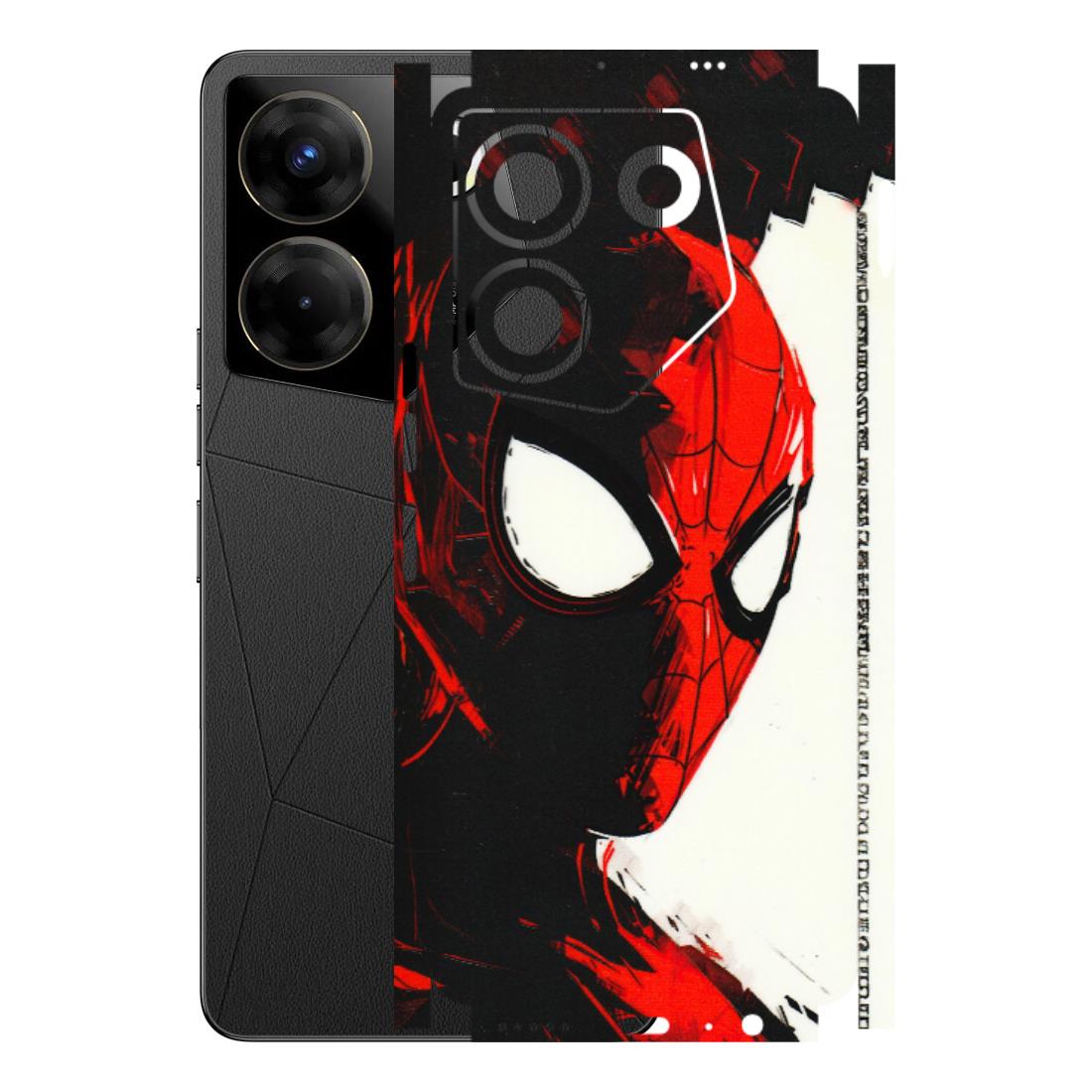 Tecno Phone Skins (All Models) - Spiderman Killer Face - 3D Embossed Finish (L-17) Tecno Camon 20 Pro