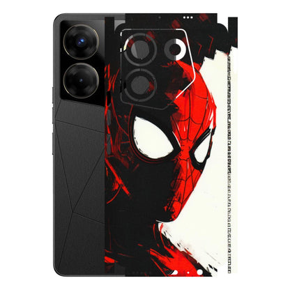Tecno Phone Skins (All Models) - Spiderman Killer Face - 3D Embossed Finish (L-17) Tecno Camon 20 Pro