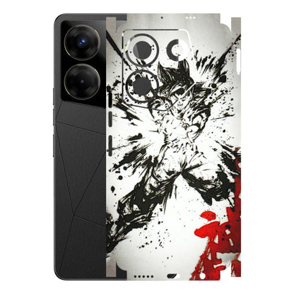 Tecno Phone Skins (All Models) - DBZ - 3D Embossed Finish (L-206) Tecno Camon 20 Pro