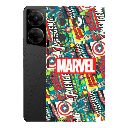 Tecno Phone Skins (All Models) - Marvel Comic Lover - Matte Finish (M-30) Tecno Camon 20 Pro