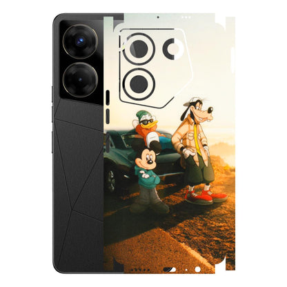 Tecno Phone Skins (All Models) - Hello Mr. Goofy - Transparent Finish (T-13) Tecno Camon 20 Pro