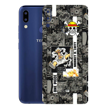 Tecno Phone Skins (All Models) - Cuffy Anime MonkeyCamic - 3D Embossed Finish (L-242) Tecno Camon i2