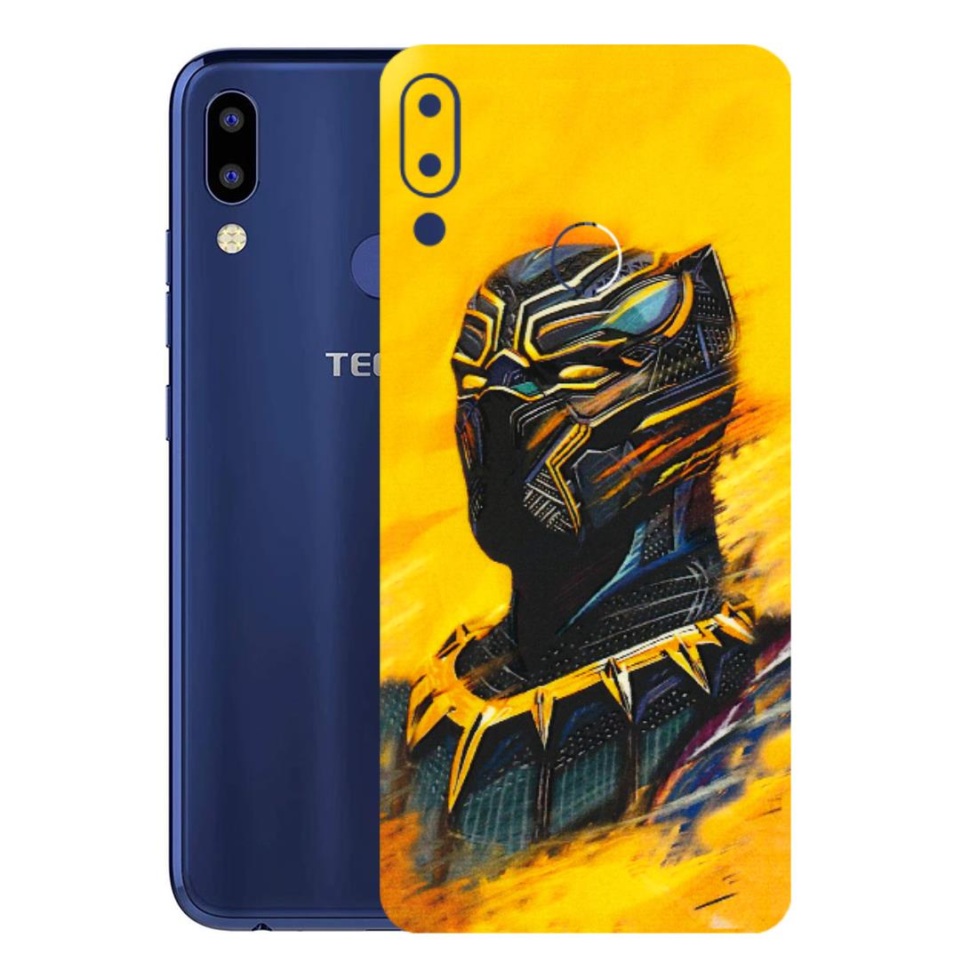 Tecno Phone Skins (All Models) - Yellow Panther - 3D Embossed Finish (L-54) Tecno Camon i2
