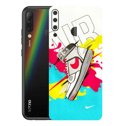 Tecno Phone Skins (All Models) - Sneaker - 3D Embossed Finish (L-207) Tecno Camon i4