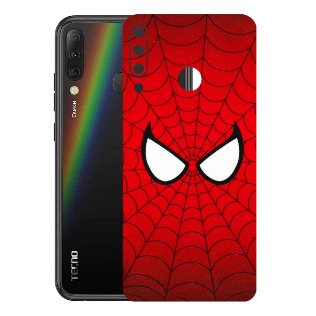 Tecno Phone Skins (All Models) - Spidey Eyes - 3D Embossed Finish (L-257) Tecno Camon i4