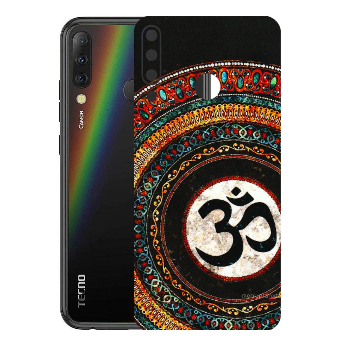 Tecno Phone Skins (All Models) - Aum Chant Abstract - 3D Embossed Finish (L-42) Tecno Camon i4