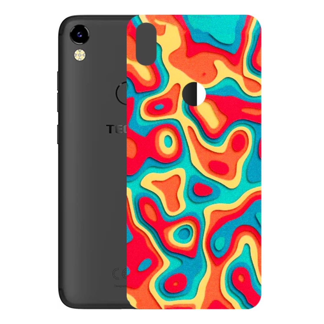 Tecno Phone Skins (All Models) - Abstract Swirl - 3D Embossed Finish (L-150) Tecno Camon i Air