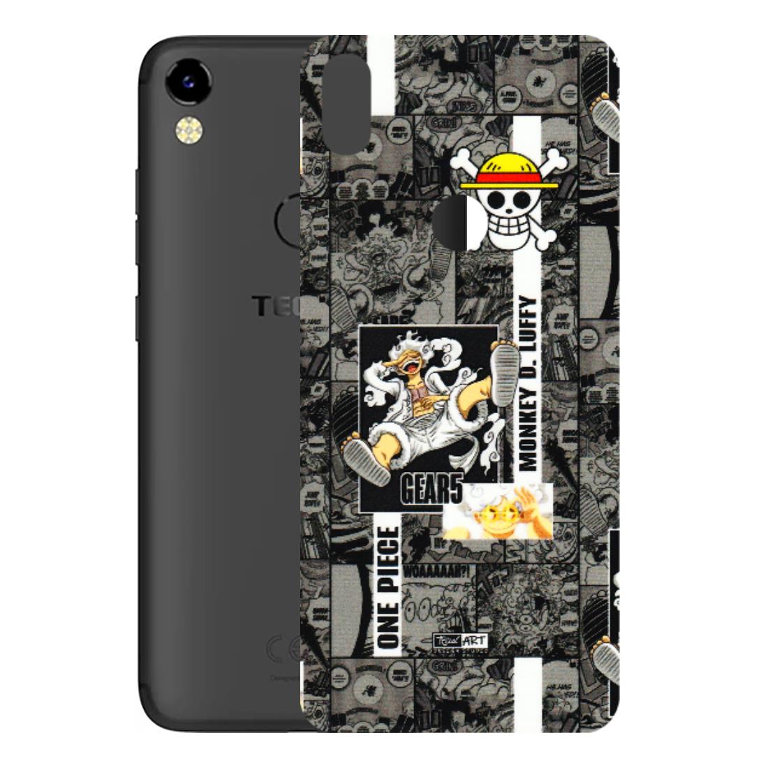 Tecno Phone Skins (All Models) - Cuffy Anime MonkeyCamic - 3D Embossed Finish (L-242) Tecno Camon i Air