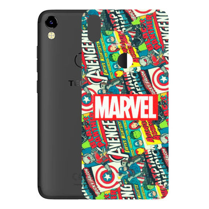 Tecno Phone Skins (All Models) - Marvel Comic Lover - Matte Finish (M-30) Tecno Camon i Air