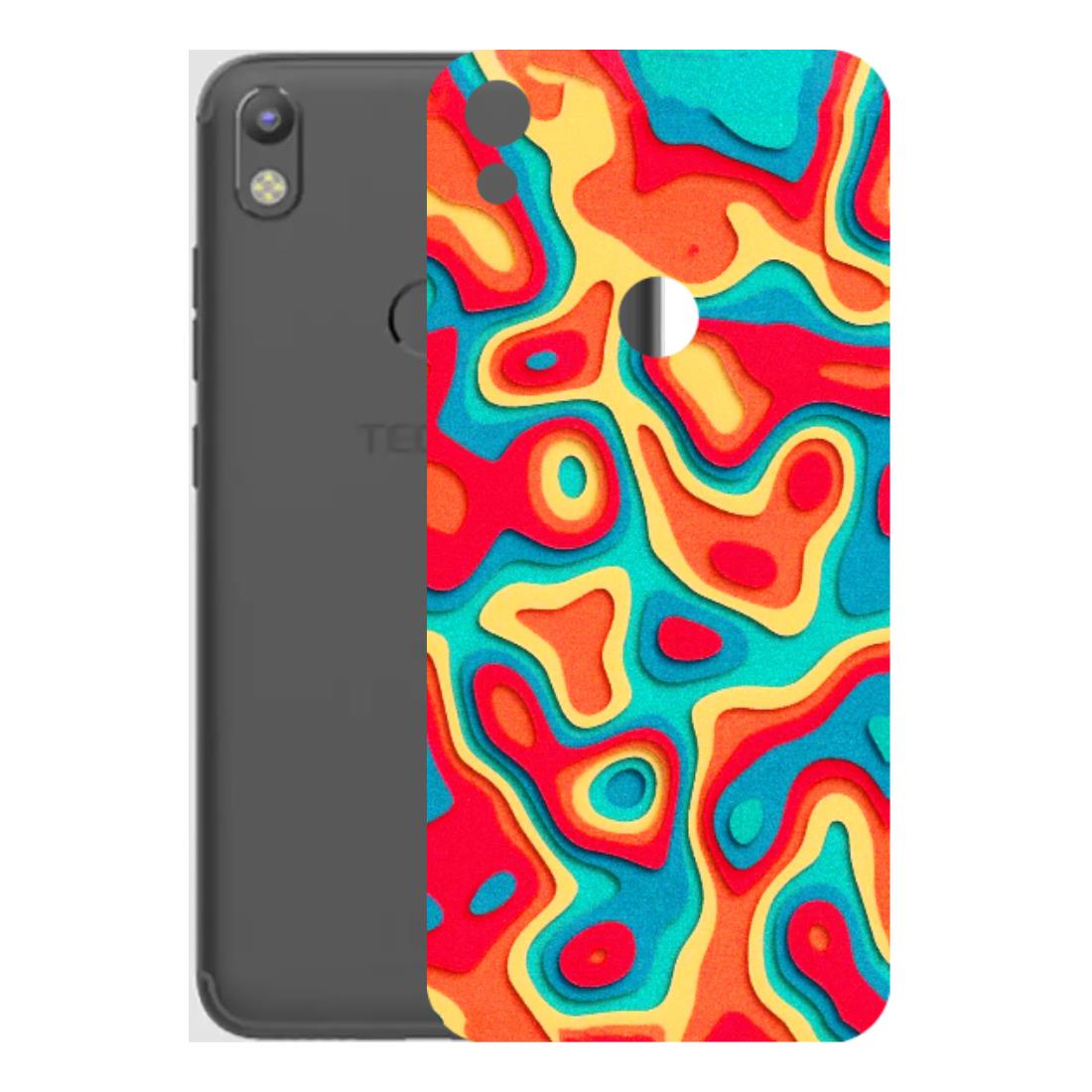 Tecno Phone Skins (All Models) - Abstract Swirl - 3D Embossed Finish (L-150) Tecno Camon i