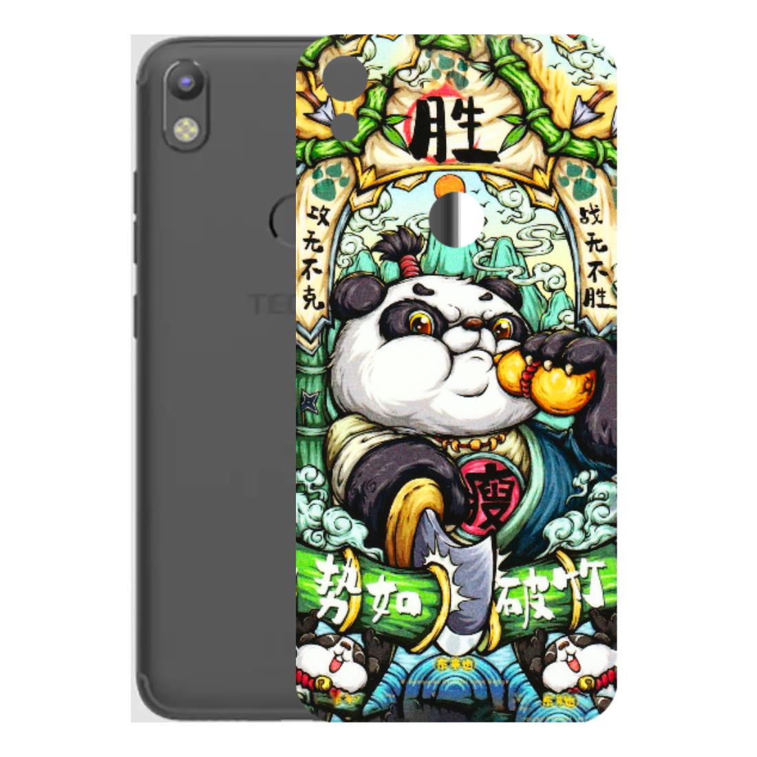 Tecno Phone Skins (All Models) - Royal Rich Panda - 3D Embossed Finish (L-170) Tecno Camon i