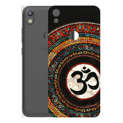 Tecno Phone Skins (All Models) - Aum Chant Abstract - 3D Embossed Finish (L-42) Tecno Camon i