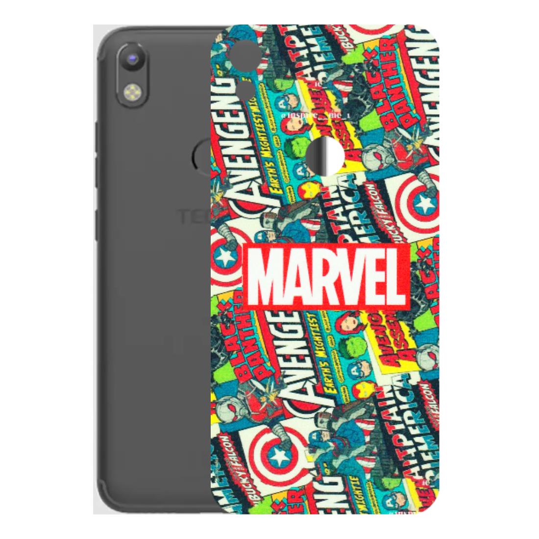 Tecno Phone Skins (All Models) - Marvel Comic Lover - Matte Finish (M-30) Tecno Camon i