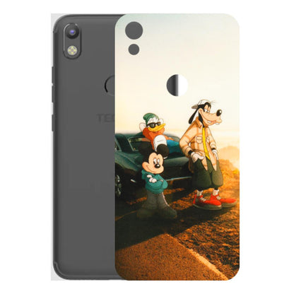 Tecno Phone Skins (All Models) - Hello Mr. Goofy - Transparent Finish (T-13) Tecno Camon i