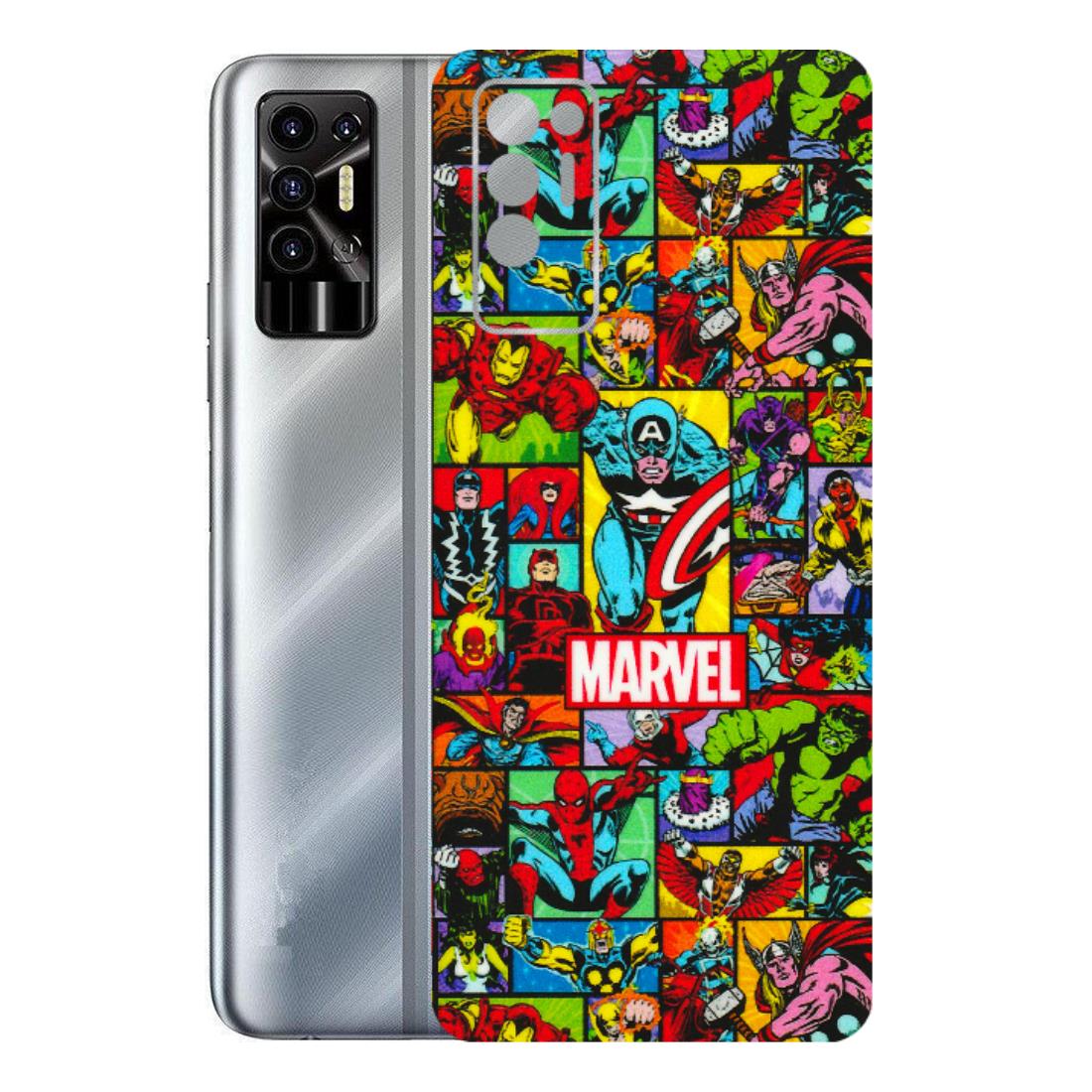 Tecno Phone Skins (All Models) - MARVELOUS Comic Characters - 3D Embossed Finish (L-129) Tecno Pova 2