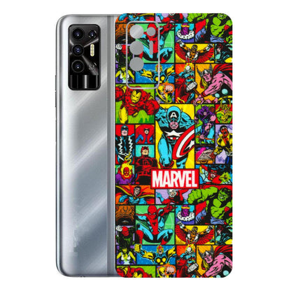 Tecno Phone Skins (All Models) - MARVELOUS Comic Characters - 3D Embossed Finish (L-129) Tecno Pova 2