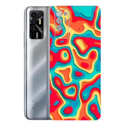 Tecno Phone Skins (All Models) - Abstract Swirl - 3D Embossed Finish (L-150) Tecno Pova 2