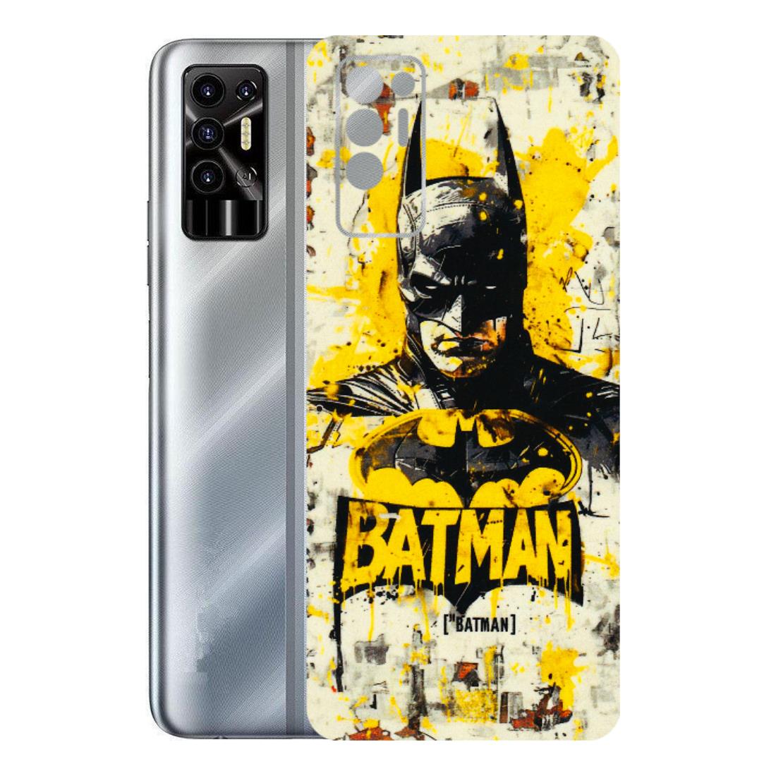 Tecno Phone Skins (All Models) - Batman Yellow BT - 3D Embossed Finish (L-304) Tecno Pova 2