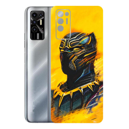 Tecno Phone Skins (All Models) - Yellow Panther - 3D Embossed Finish (L-54) Tecno Pova 2