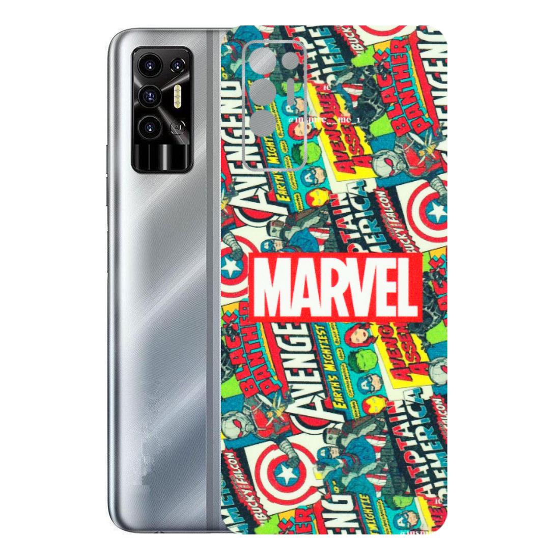 Tecno Phone Skins (All Models) - Marvel Comic Lover - Matte Finish (M-30) Tecno Pova 2
