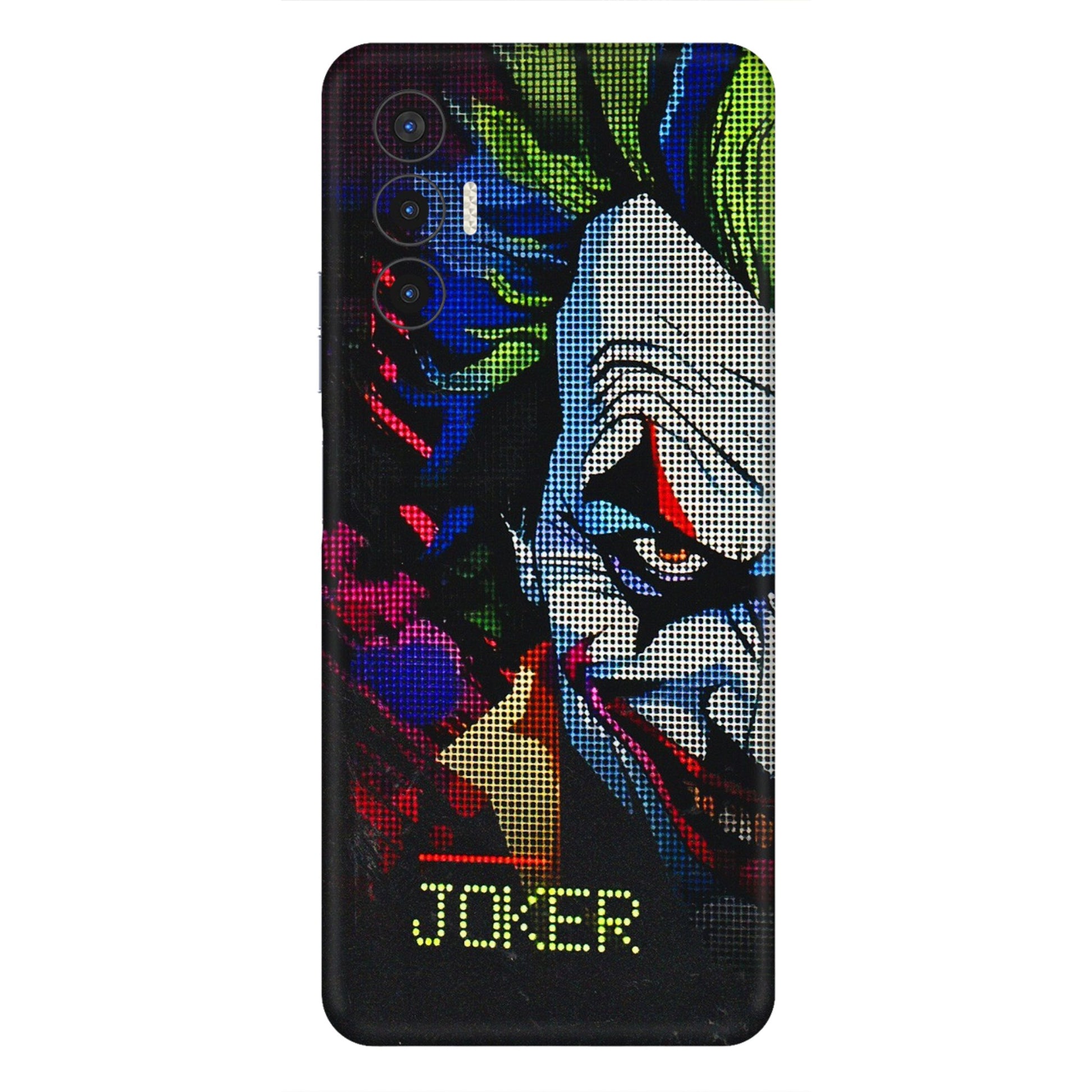 Tecno Phone Skins (All Models) - Joker Dot Matrix - 3D Embossed Finish (L-08) Tecno Pova 3