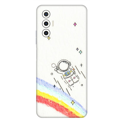 Tecno Phone Skins (All Models) - Milkyway Astronaut - 3D Embossed Finish (L-110) Tecno Pova 3