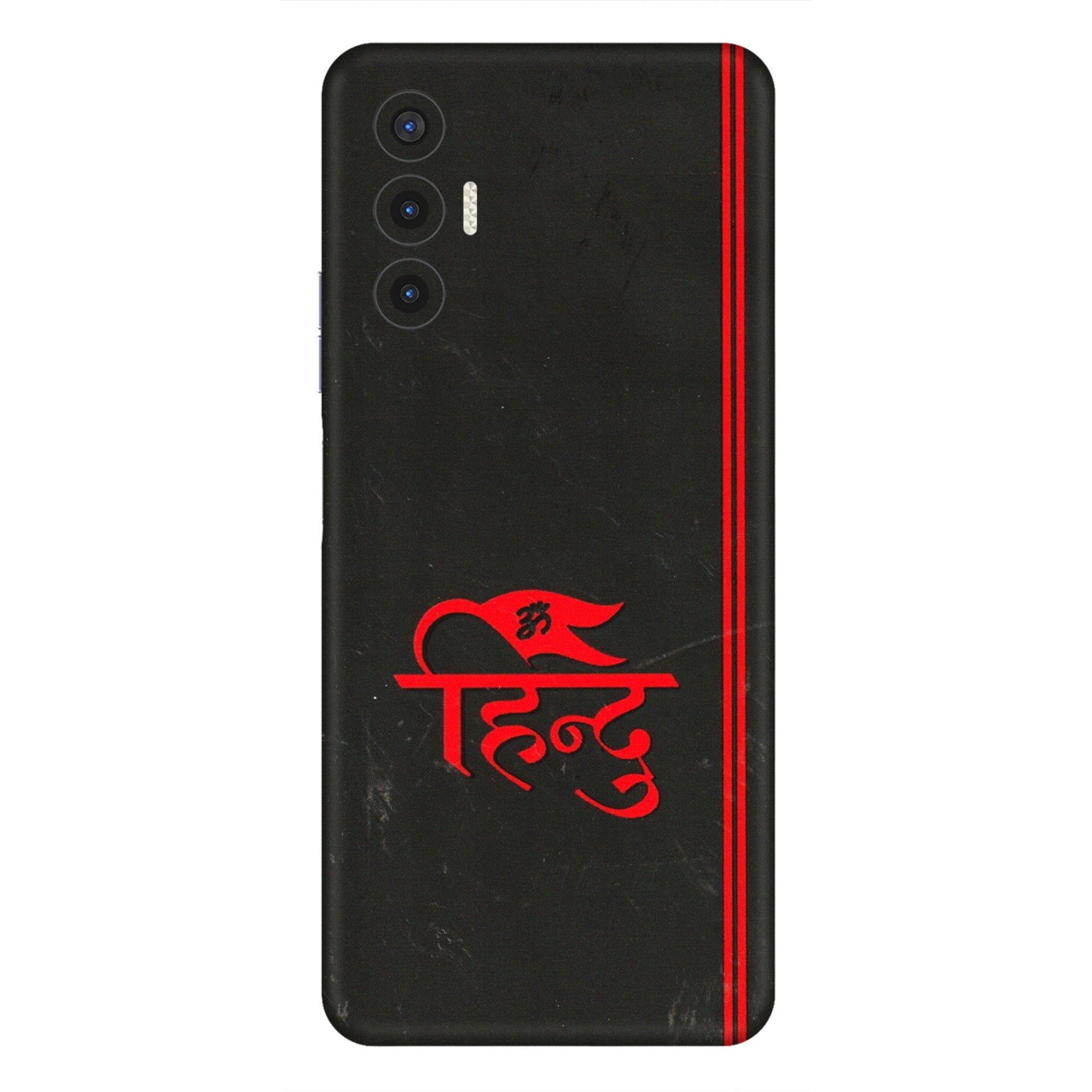Tecno Phone Skins (All Models) - Hindu Black - 3D Embossed Finish (L-153) Tecno Pova 3