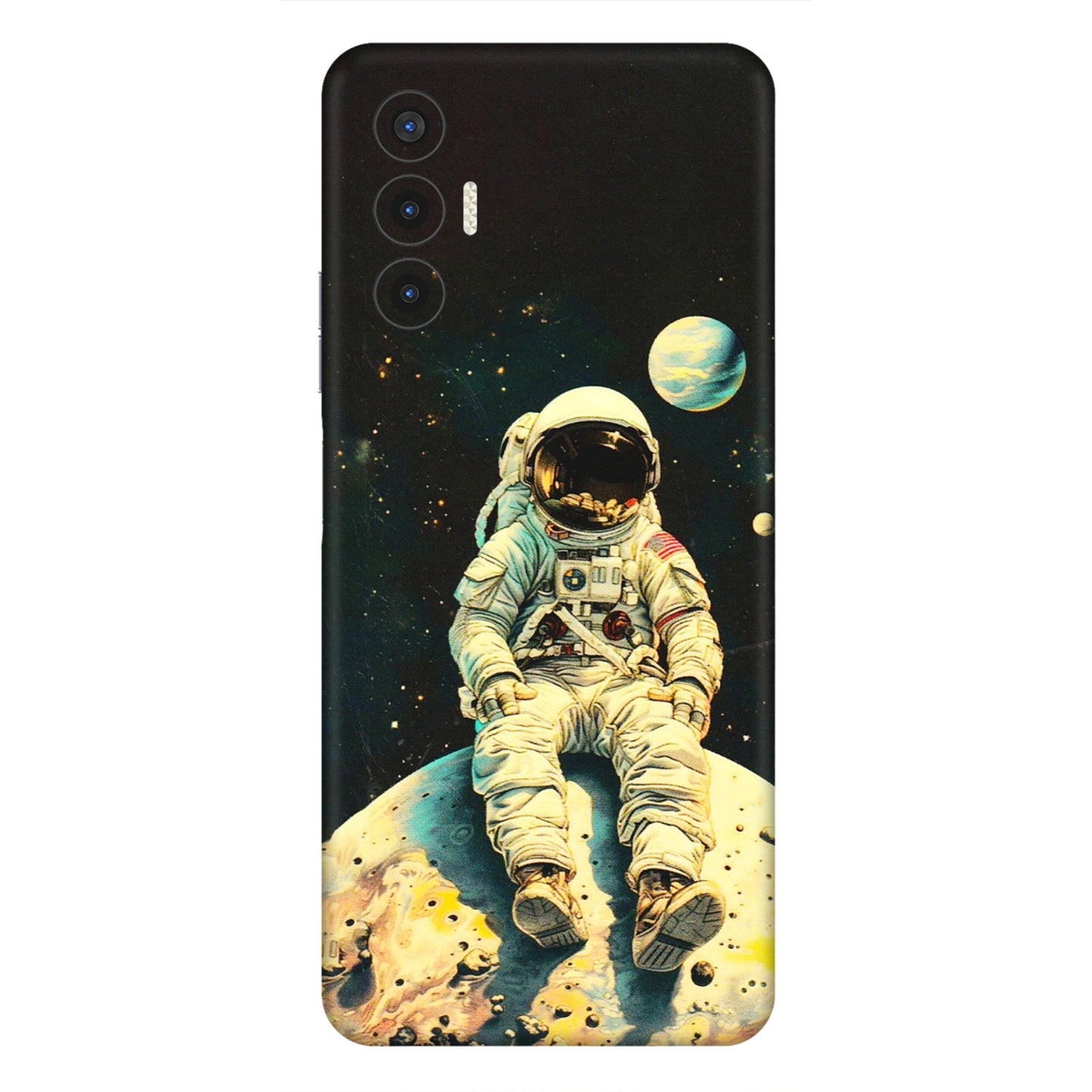 Tecno Phone Skins (All Models) - Astronaut in Space - 3D Embossed Finish (L-16) Tecno Pova 3