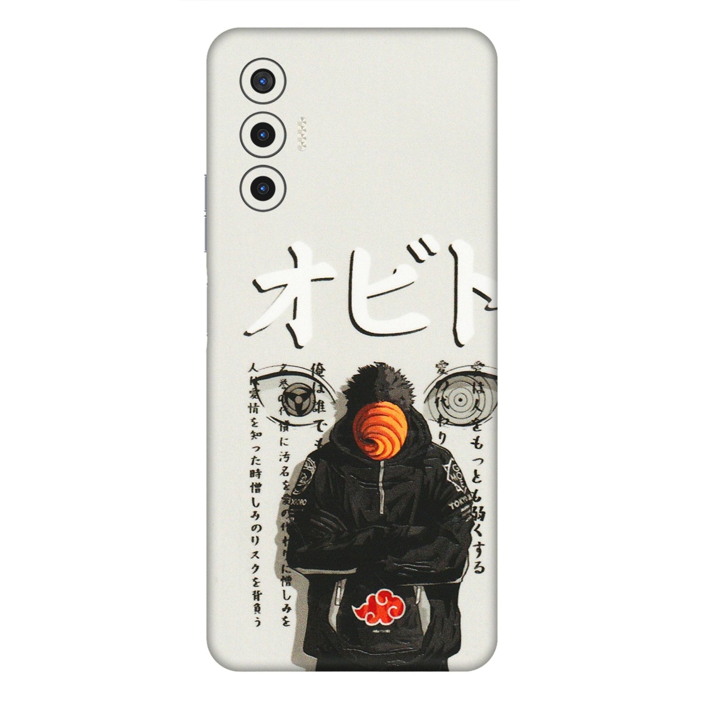 Tecno Phone Skins (All Models) - Obito Anime Eye - 3D Embossed Finish (L-19) Tecno Pova 3