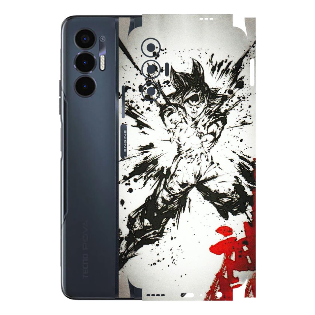 Tecno Phone Skins (All Models) - DBZ - 3D Embossed Finish (L-206) Tecno Pova 3