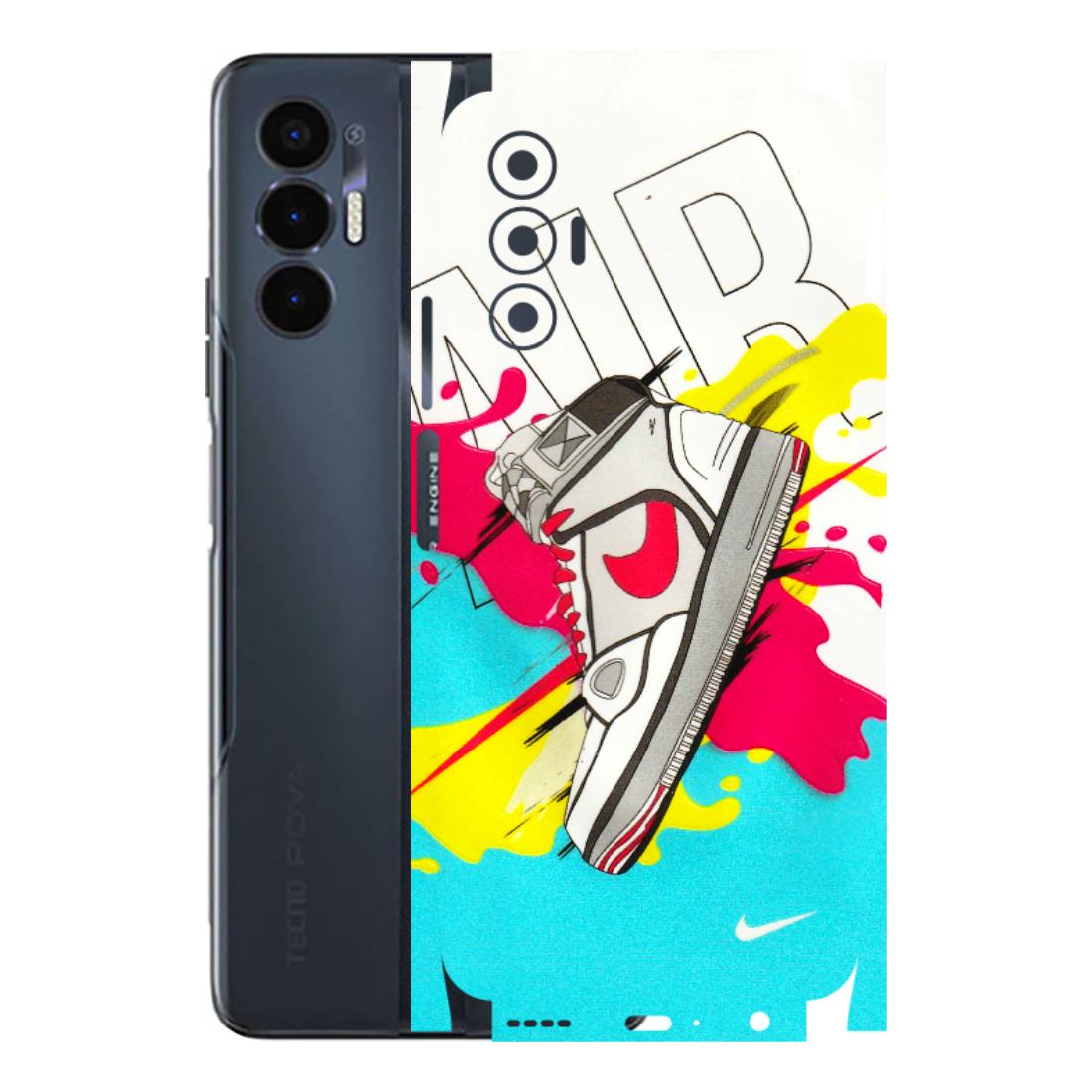 Tecno Phone Skins (All Models) - Sneaker - 3D Embossed Finish (L-207) Tecno Pova 3