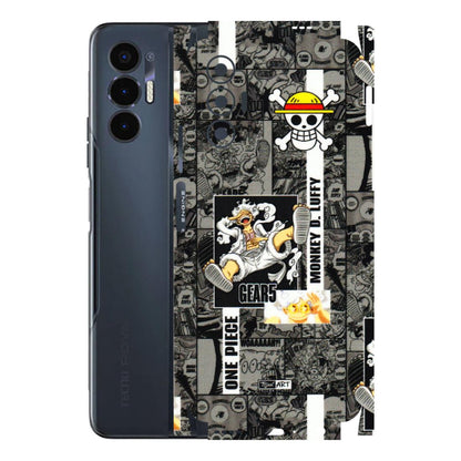 Tecno Phone Skins (All Models) - Cuffy Anime MonkeyCamic - 3D Embossed Finish (L-242) Tecno Pova 3