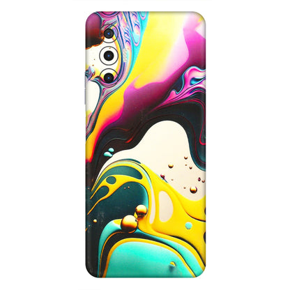 Tecno Phone Skins (All Models) - Multicolor Abstract pattern - 3D Embossed Finish (L-254) Tecno Pova 3