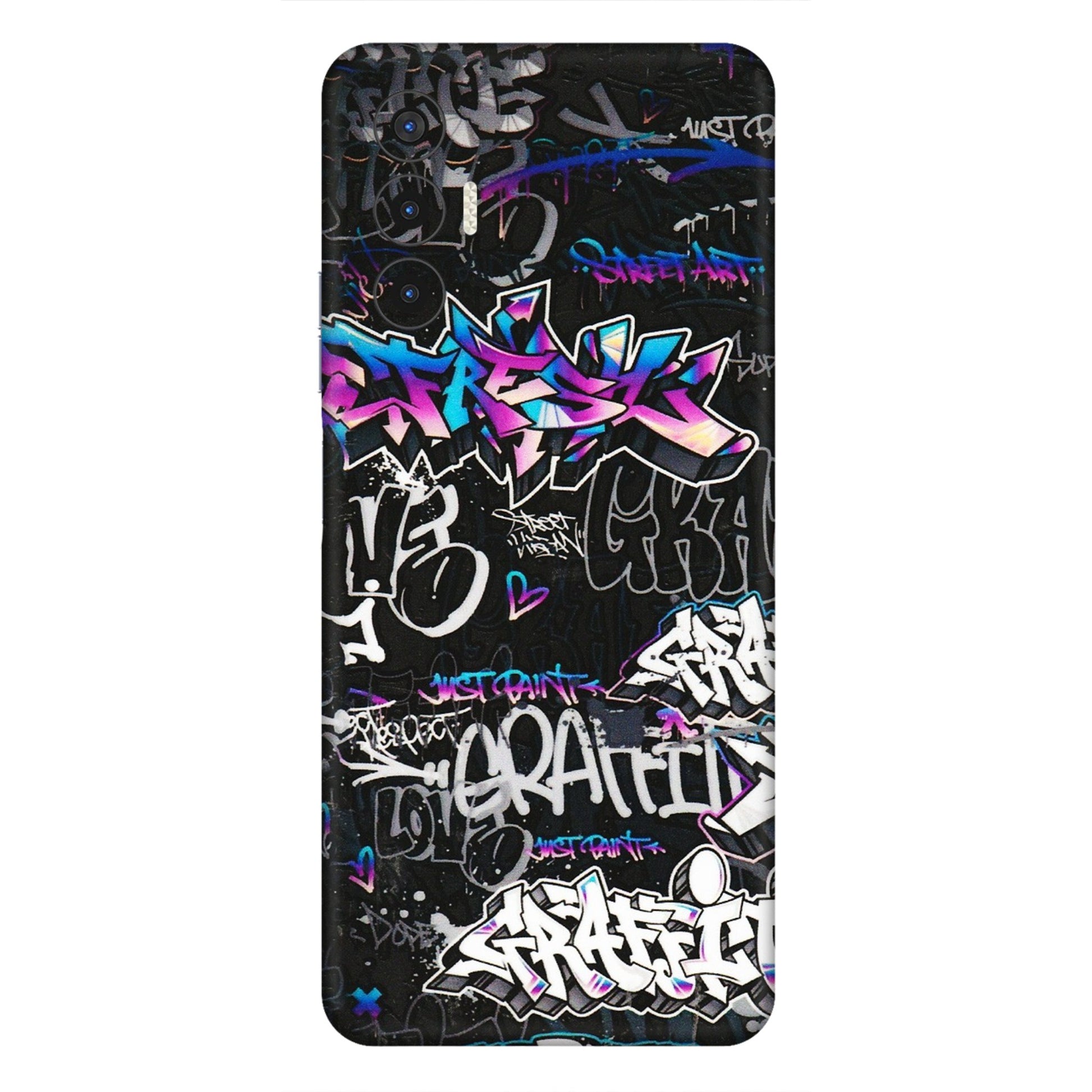 Tecno Phone Skins (All Models) - Graffiti Killer - 3D Embossed Finish (L-274) Tecno Pova 3